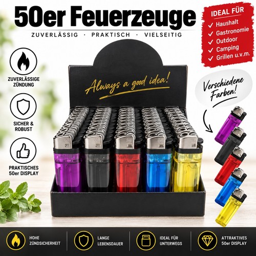 Feuerzeuge reibrad 50er - feuerzeuge,