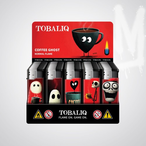 Feuerzeuge motiv coffee ghost - feuerzeuge,