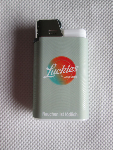 Luckies lucky strike - strike, feuerzeug