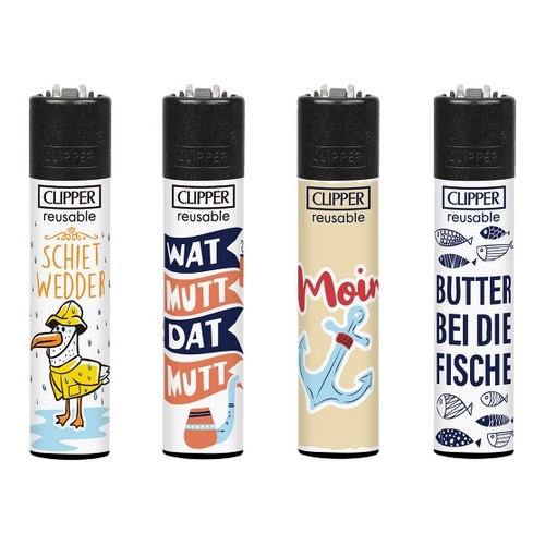 Einwegfeuerzeug stein clipper - stein,